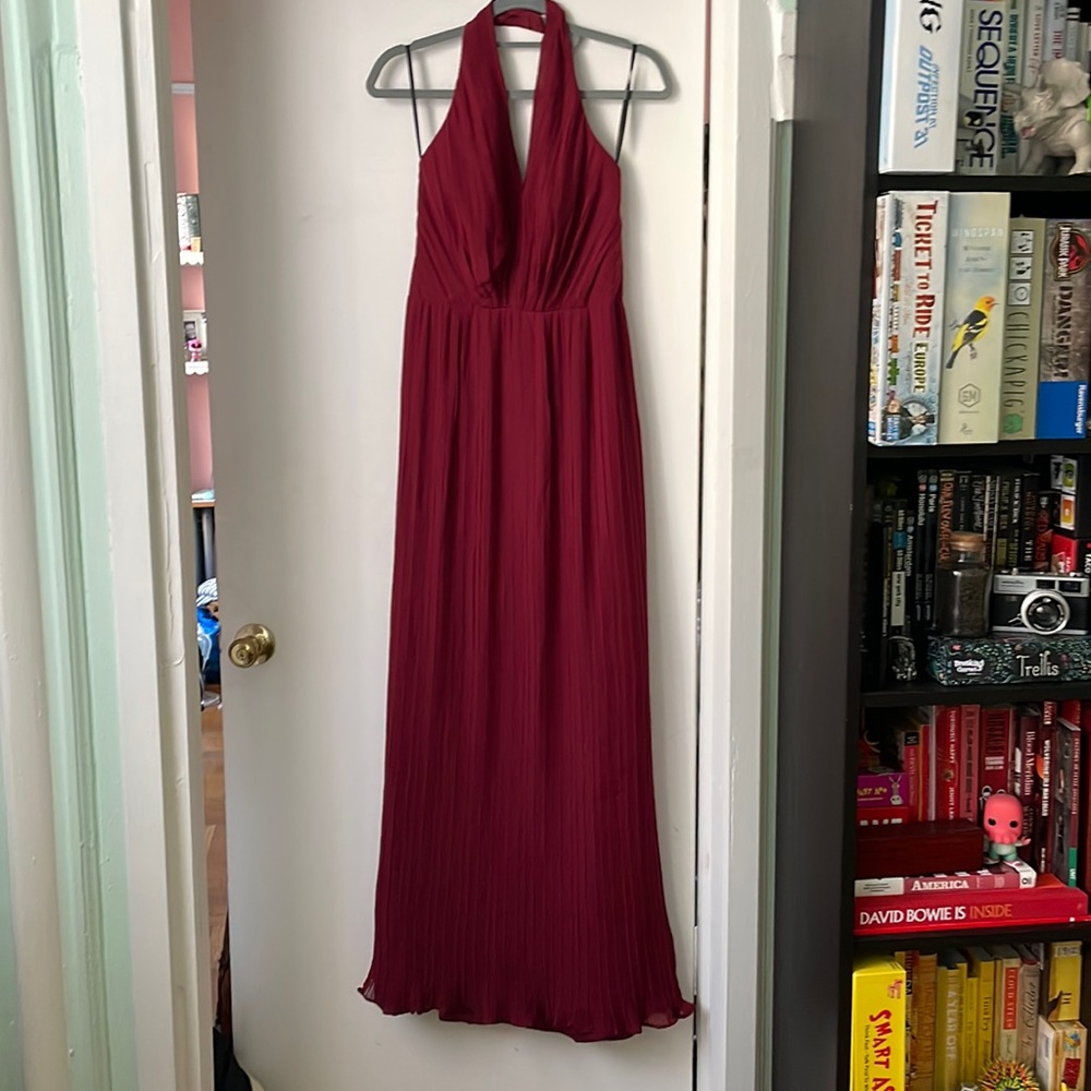Dessy Collection halter dress
